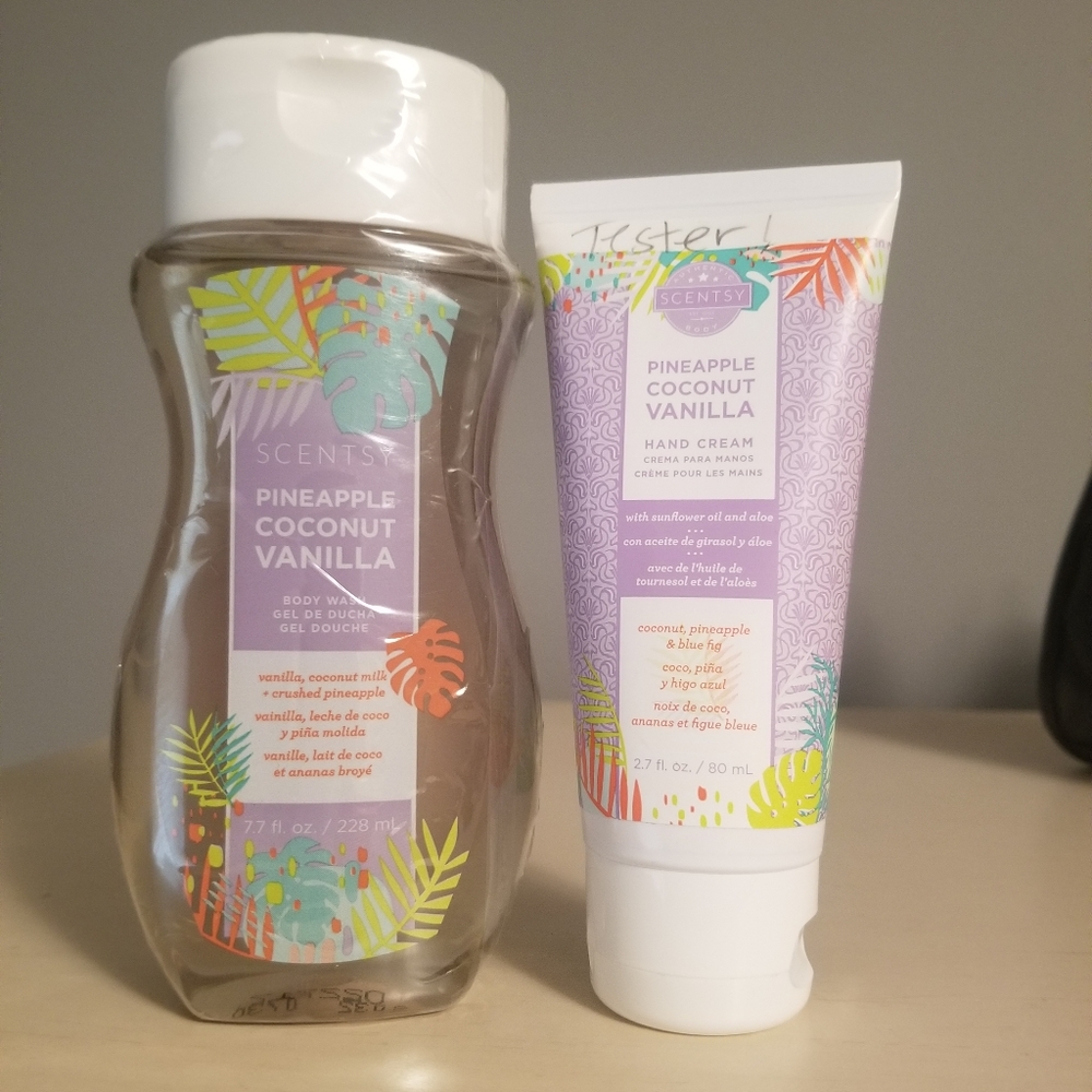Body was and lotion